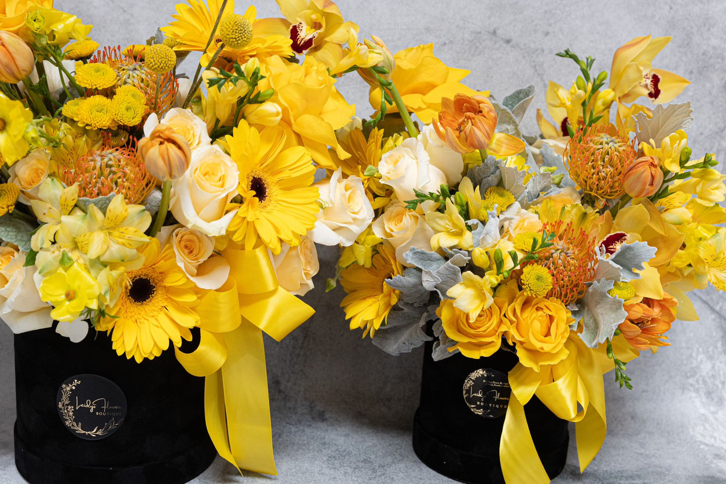 Caroline's Classic - Seasonal Mix Arrangement (Yellow)