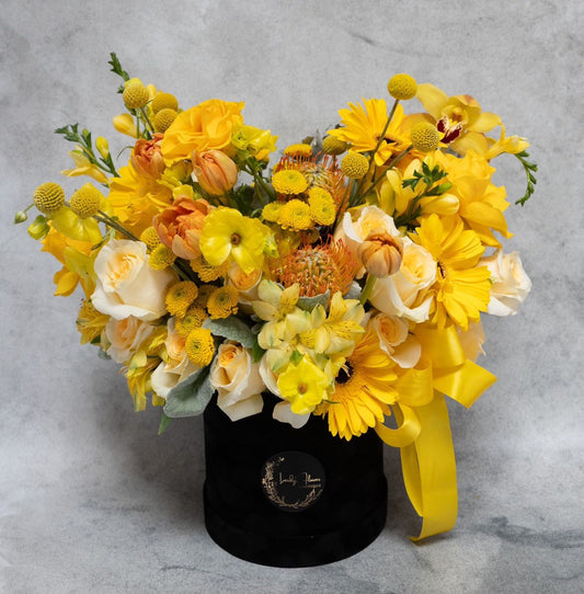 Caroline's Classic - Seasonal Mix Arrangement (Yellow)