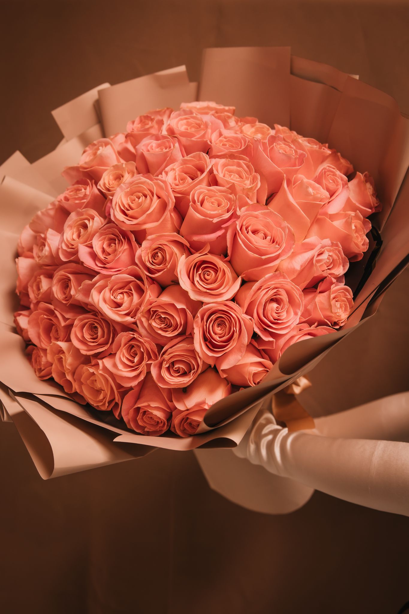 Ramo de Rosas Rosadas - 50 uds